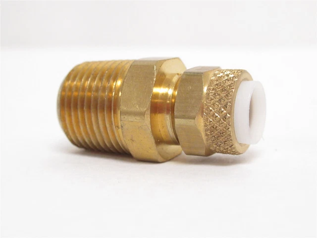225095 New-No Box; Tompkins 268P-06-06 Poly Flow Fitting 3/8" Tube x 3/8 NPT