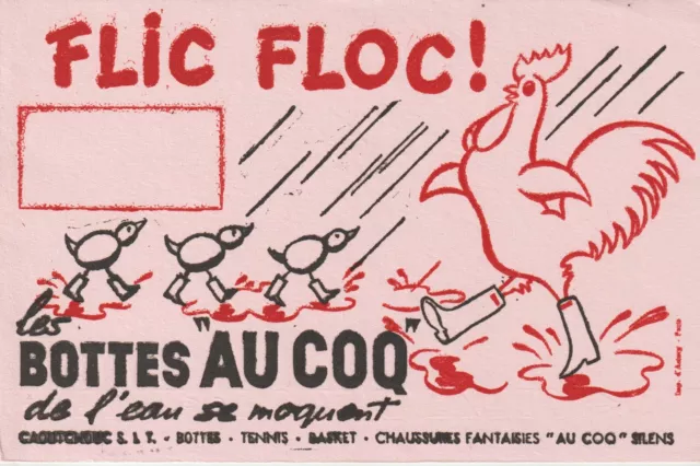 Buvard / Chaussure / Bottes Au Coq / Flic Floc