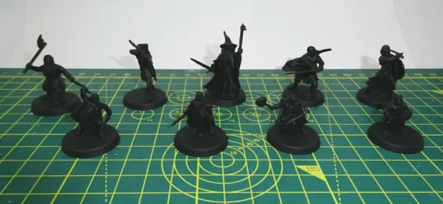 Warhammer Lord Of The Rings The Fellowship Of The Ring, 9 Plastic Minatures