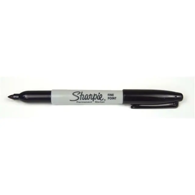 Black Sharpie Fine Point Tip Permanent Marker Pens 1,2,4,6,8,10,12,24,50,100 2