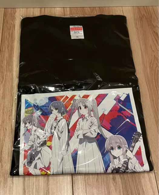 Bocchi the rock DVD Whole volume purchase privilege T-Shirt XL Size