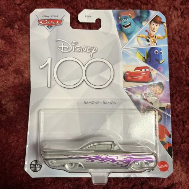 Disney Pixar Cars 100th Ramone Silver Diecast Car