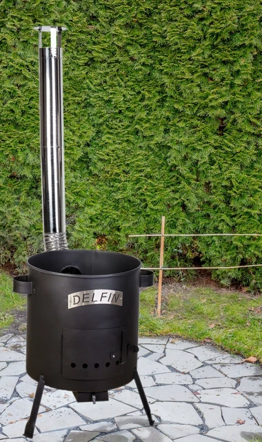 Feldküche,Gulaschkanone für Gulaschkessel DELFIN® KTNEW, ø 42-50 cm