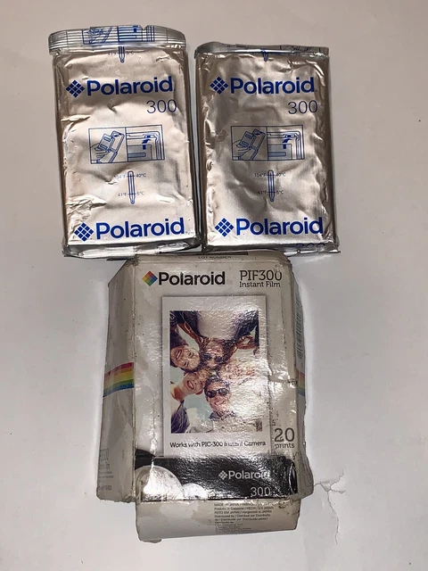 Película instantánea Polaroid 300 20 impresiones CAJA DE DAÑOS *CAJA ABIERTA *