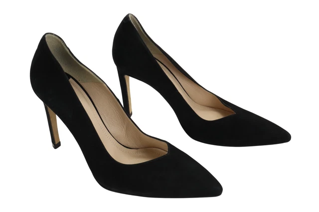 Escarpins Noirs Vernis LUCA STEFANI - Pointure 39, Talon Haut (+7cm), Occasion