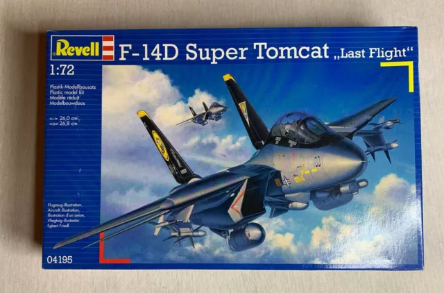 Revell F-14D tomcat Last Flight Modell 1:72 Modellflugzeug ungeöffnet OVP GUt