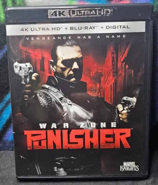 Punisher: War Zone (4K Ultra HD/Blu-ray/Dig, 2008) Ray Stevenson, Dominic West