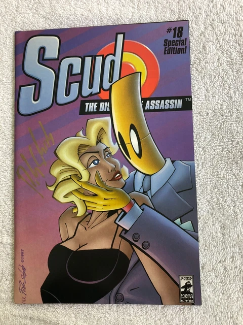 Scud: The Disposable Assassin #18B (Nov 1997, Fireman) Signed VF 8.5 Scud: The Disposable Assassin #18B (Nov 1997, Fireman) Signed VF 8.5