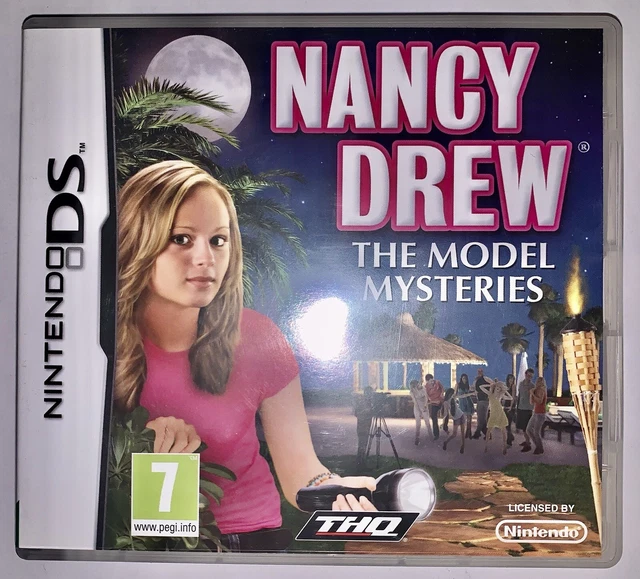 Nancy Drew: The Model Mysteries. Nintendo DS. Manual Included.