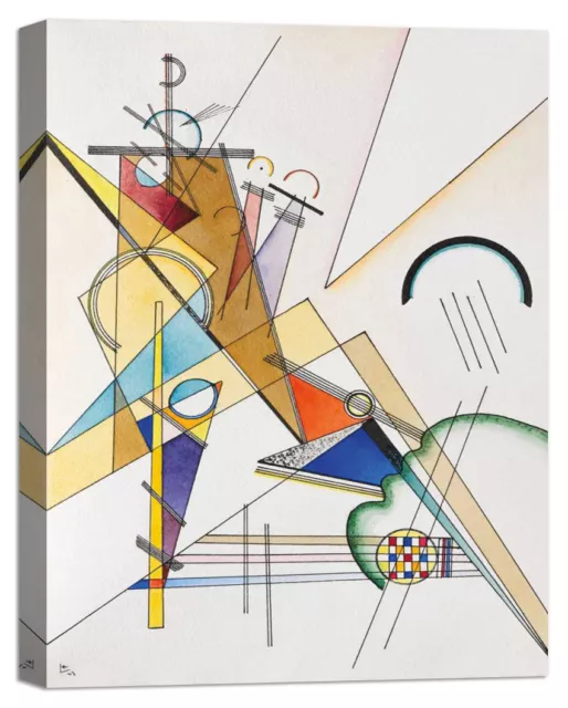 Stampa su Tela Vernice Effetto Pennellate WASSILY KANDINSKY Gewebe