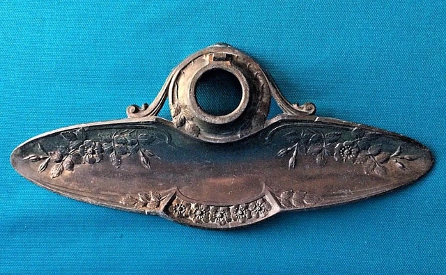 Encrier / Plumier Chromé Art Déco – Tour Eiffel – Orfèvrerie Française – Rare