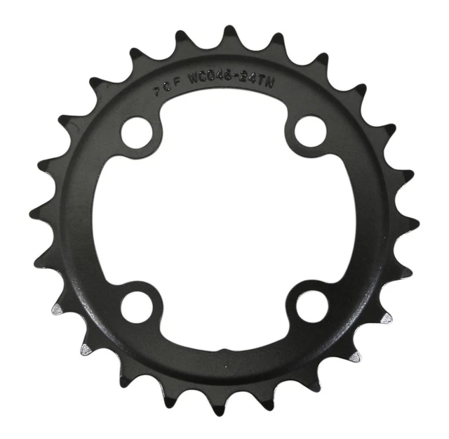 Plateau vtt mono 36dts d.104 noir alu 7075 4 branches - fabricant