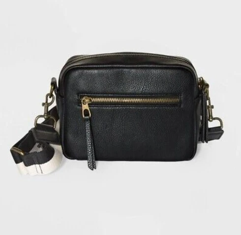 Camera Crossbody Bag with Strap - Universal Thread Black
