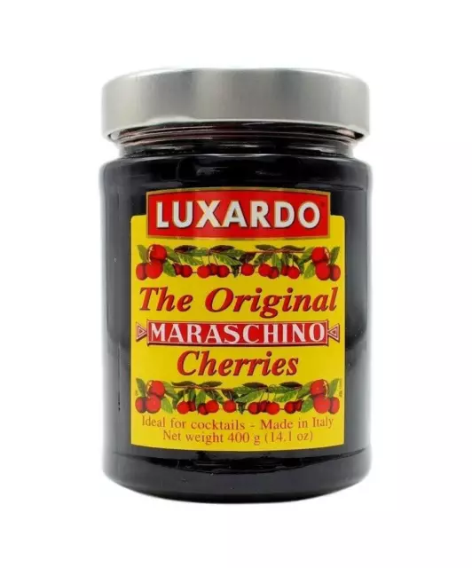 Luxardo Gourmet Maraschino Cherries - 400g Jar - 1 Pack