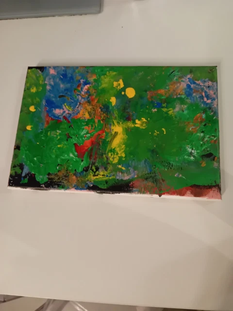 quadro moderno astratto dipinto a mano