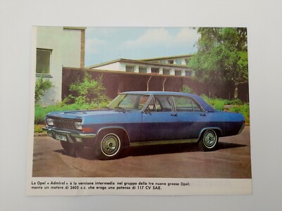 Clipping Pubblicità Advertising 1964 OPEL ADMIRAL 