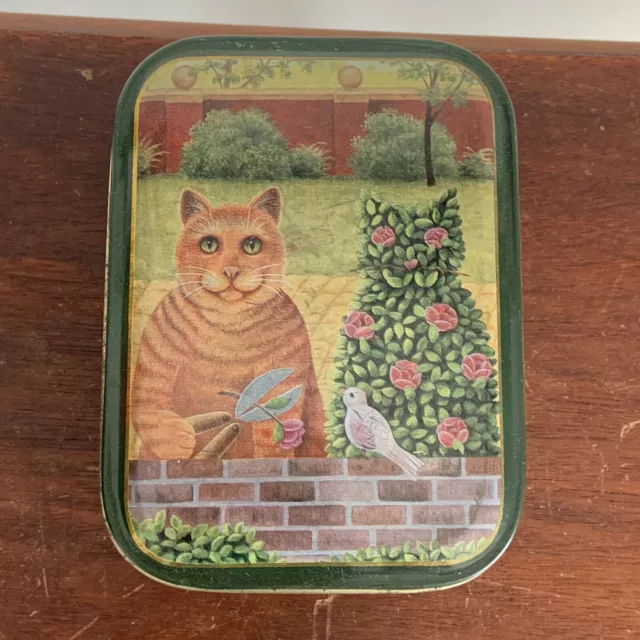 Keller Charles Philadelphia Ginger Cat Art Tin Box Gardener Elizabeth Brownd