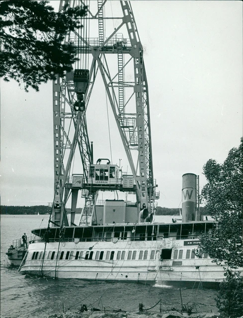 salvage SHIP - Vintage Photograph 2467596