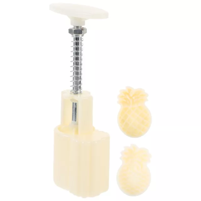 White Pp Pineapple Cake Stamper Cantonese Style Moon Press