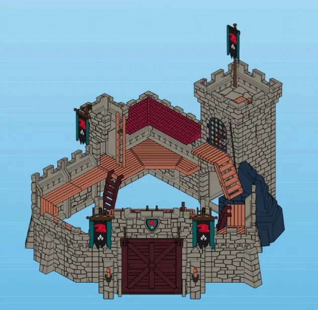 PLAYMOBIL CHATEAU FORT 3667, des années ' 90 EUR 80,00 - FR