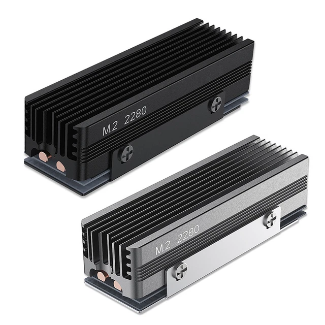 M 2 M.2 SSD HEATSINKS 2 Copper Heat Pipes Cooler SSD Cooling for M.2 NVMe ...