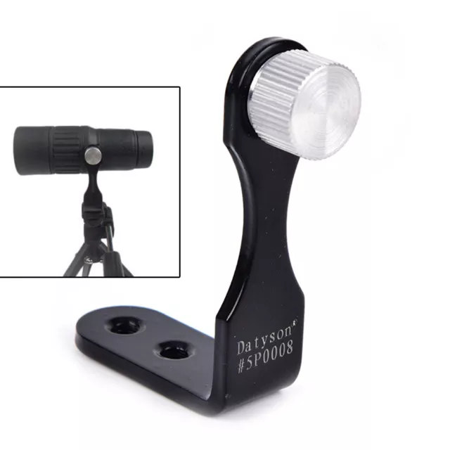 Adaptador de binoculares en forma de L trípodes soporte adaptador para binoculares telescopiosJQ