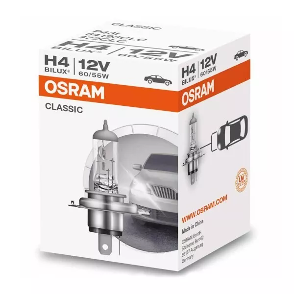 Osram Original Line H4 64193 Lampe Halogenlampe Autolampe Glühbirne 12V 60/55W