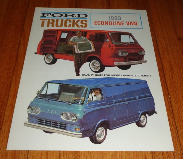 1963 FORD ECONOLINE Travel Wagon camper van conversion advertising