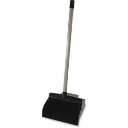 Genuine Joe Lobby Dust Pan - Plastic - Black (gjo-85136) (gjo85136)
