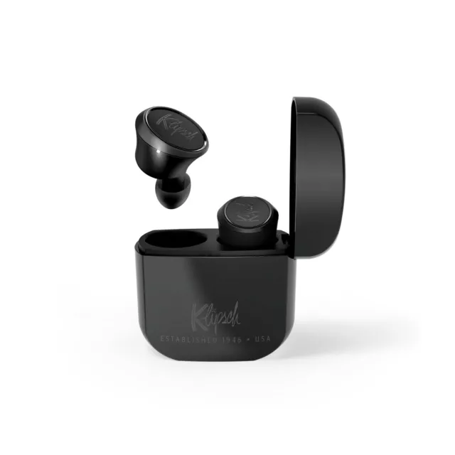 Klipsch T5 True Wireless Earbuds, Bluetooth Headphones - Black