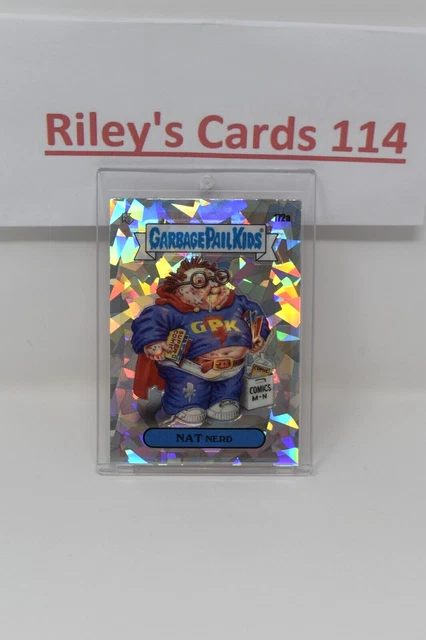 2022 Topps Chrome Garbage Pail Kids Series 5 NAT NERD #172s Atomic Refractor