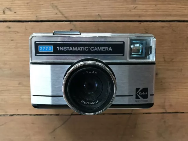 Kodak ´instamatic` Camera, 277x, Vintage, silber/schwarz, selten, Sammlerstück