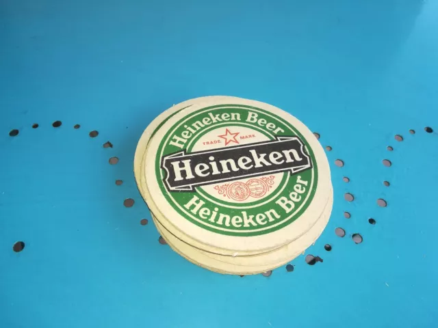 lot 9 sous bocks anciens Heineken bière