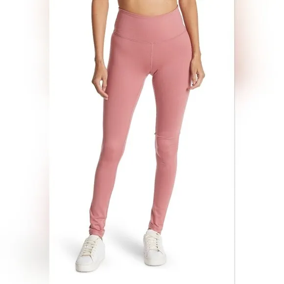 New Z by Zella HighWaist Daily Athletic Leggings Pants Size Medium Women Pink