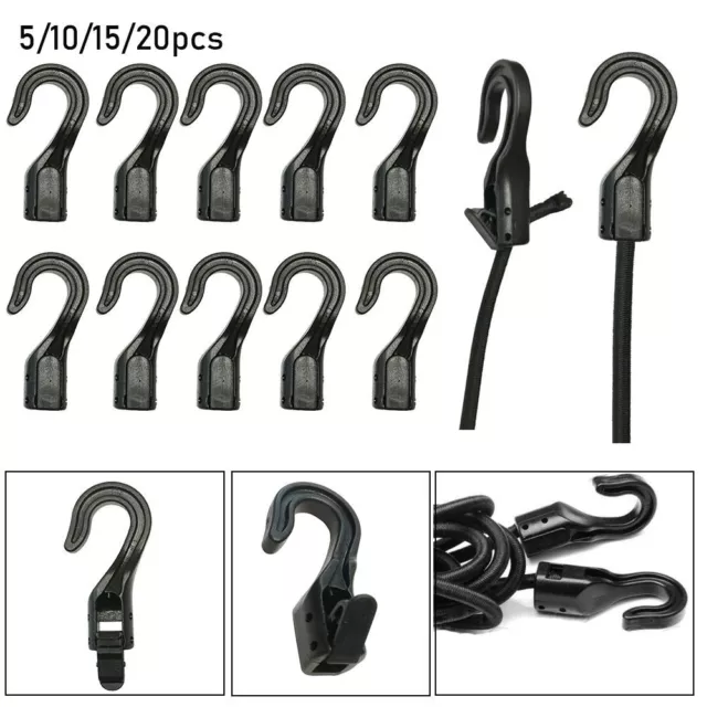 Outdoor Tool Elastic Ropes Buckles Straps Hooks Rope Buckle Camping Tent Hook