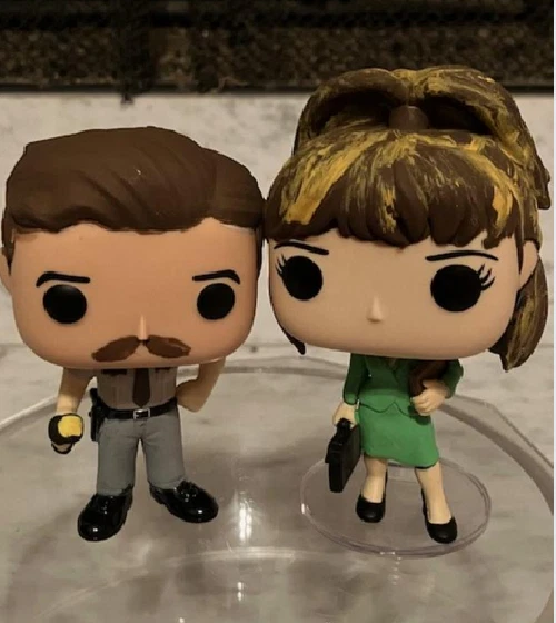 Scream Gale Weathers Dewey Riley OOAK POP Vinyls horror scary movie ghostface