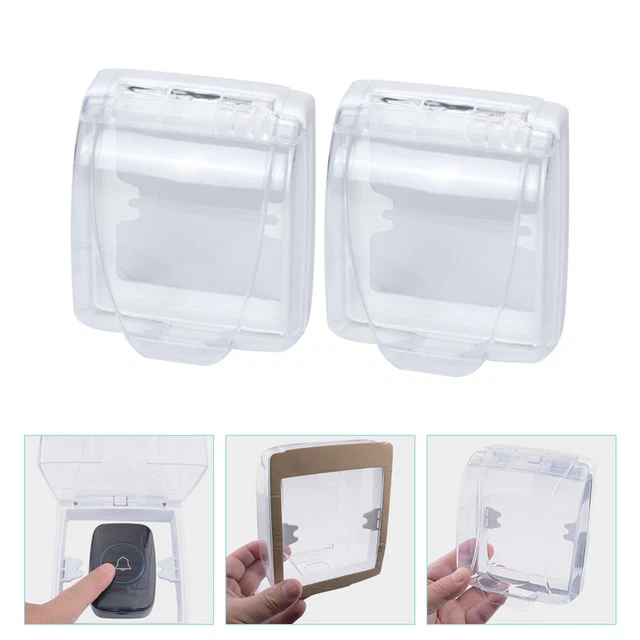 2 pz cover campanello campanello campanello cover scatola solo wireless campanello tastiera interna