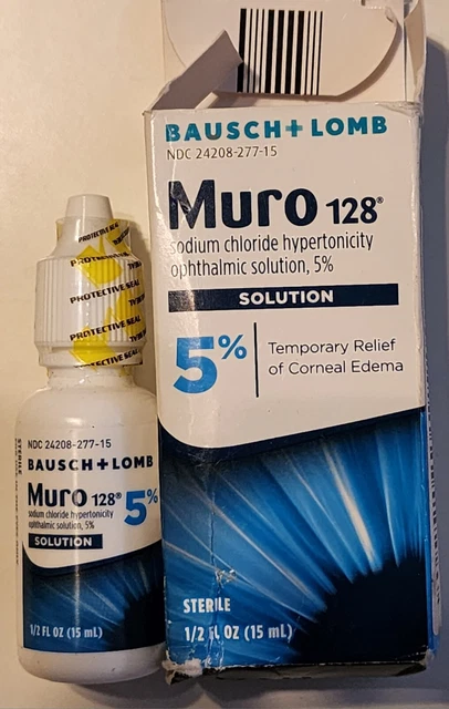 Bausch & Lomb Muro 128 solución al 5% 1/2 fl oz 15 ml