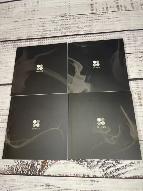 K-POP BTS 2nd Album CD Wings 4 Album Set w/ 2 Photo Polaris US Seller