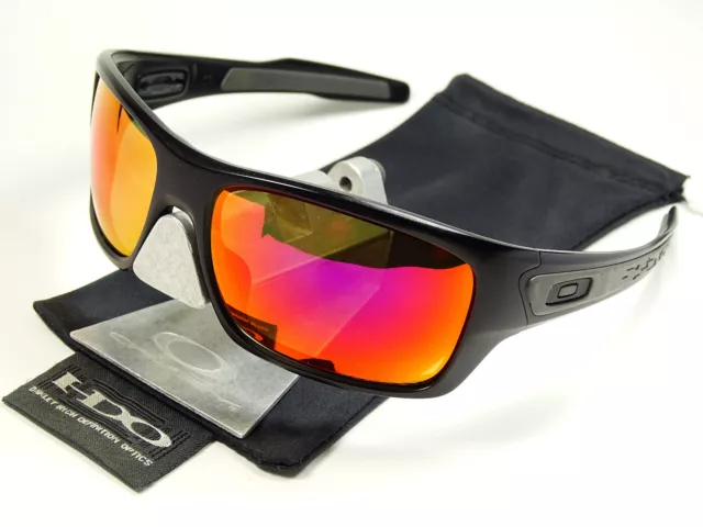 Oakley Sonnenbrille Turbine Black Fire Polarized Valve Eyepatch Jupiter Rotor XX