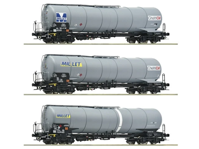 AQ578 JOUEF HO 1/87 Wagon Citerne Ocem Bp Algeco Gris Argent Sncf Ref