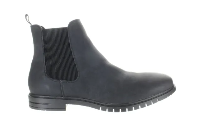 Call It Spring Mens Leon Black Ankle Boots Size 11 (7521138)
