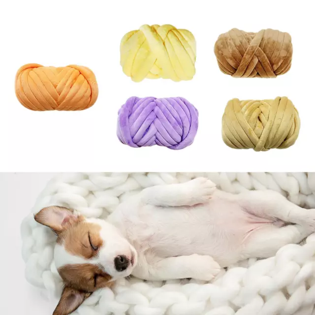 Chunky Yarn Jumbo Tubular Yarn Crocheting Hand Knit Length 40M Weaving Arm  Knit