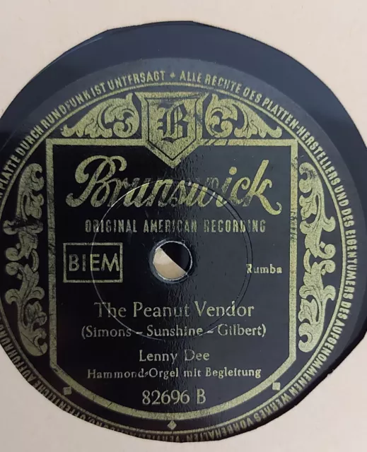 Schellackplatte 78rpm - Sehr guter Zustand