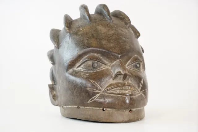 Yoruba Mask from Nigeria 10" Long - African Tribal Art