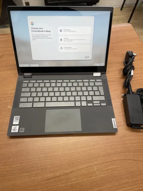 Lenovo Chromebook Laptop IdeaPad Flex 5 Core i3 14" 4GB Ram 128GB SSD Grey