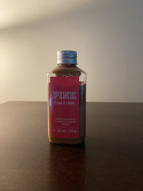Victoria’s Secret PINK Fresh & Clean Luminous Body Bronzer 2 oz Rare Travel Size