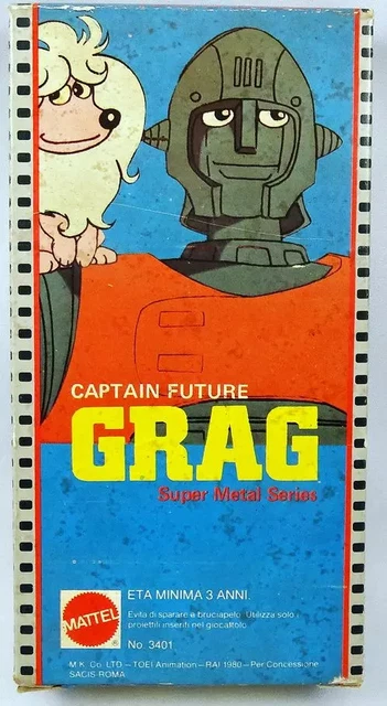 Grag, Capitaine Flam, Super Metal Series, Mattel - Jeux & Jouets
