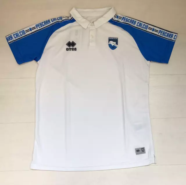 7028 Errea Pescara Calcio Polo Maglietta Shirt Calcio