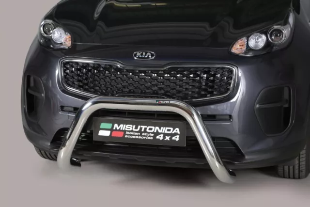 BULL BAR KIA SPORTAGE 2016> SUPER BAR MARK OMOLOGATO Ã 76 mm